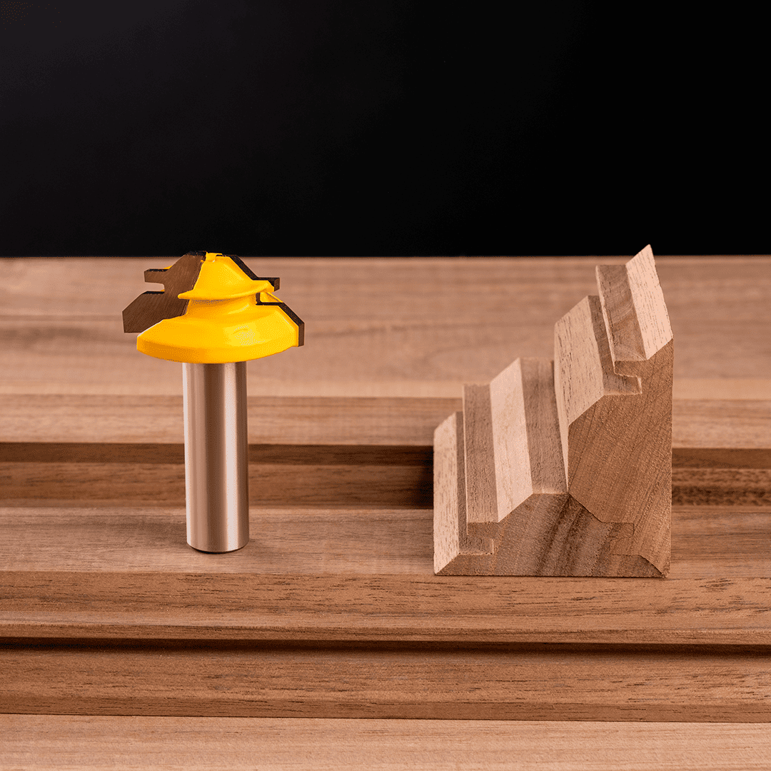 PROMASTERTOOL™ 45° Lock Miter Router Bit - 1/2" Shank