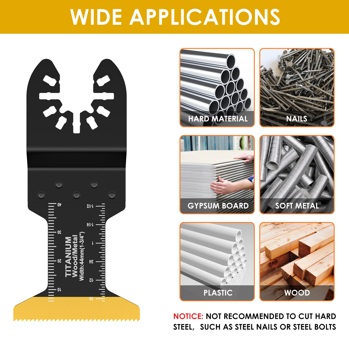 PROMASTERTOOL™ Titanium Oscillating Saw Blades Kits