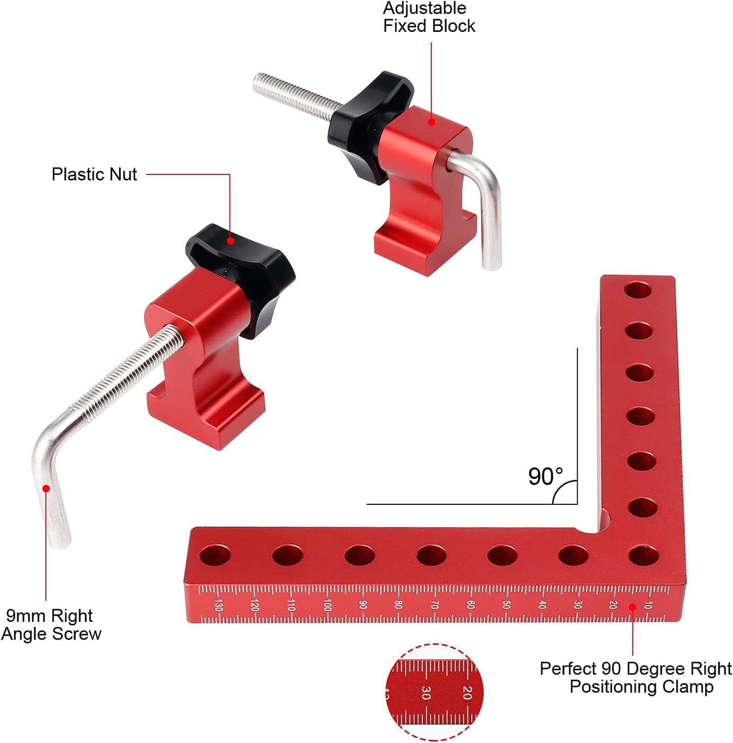 PROMASTERTOOL™ 90° Precision Clamping Squares