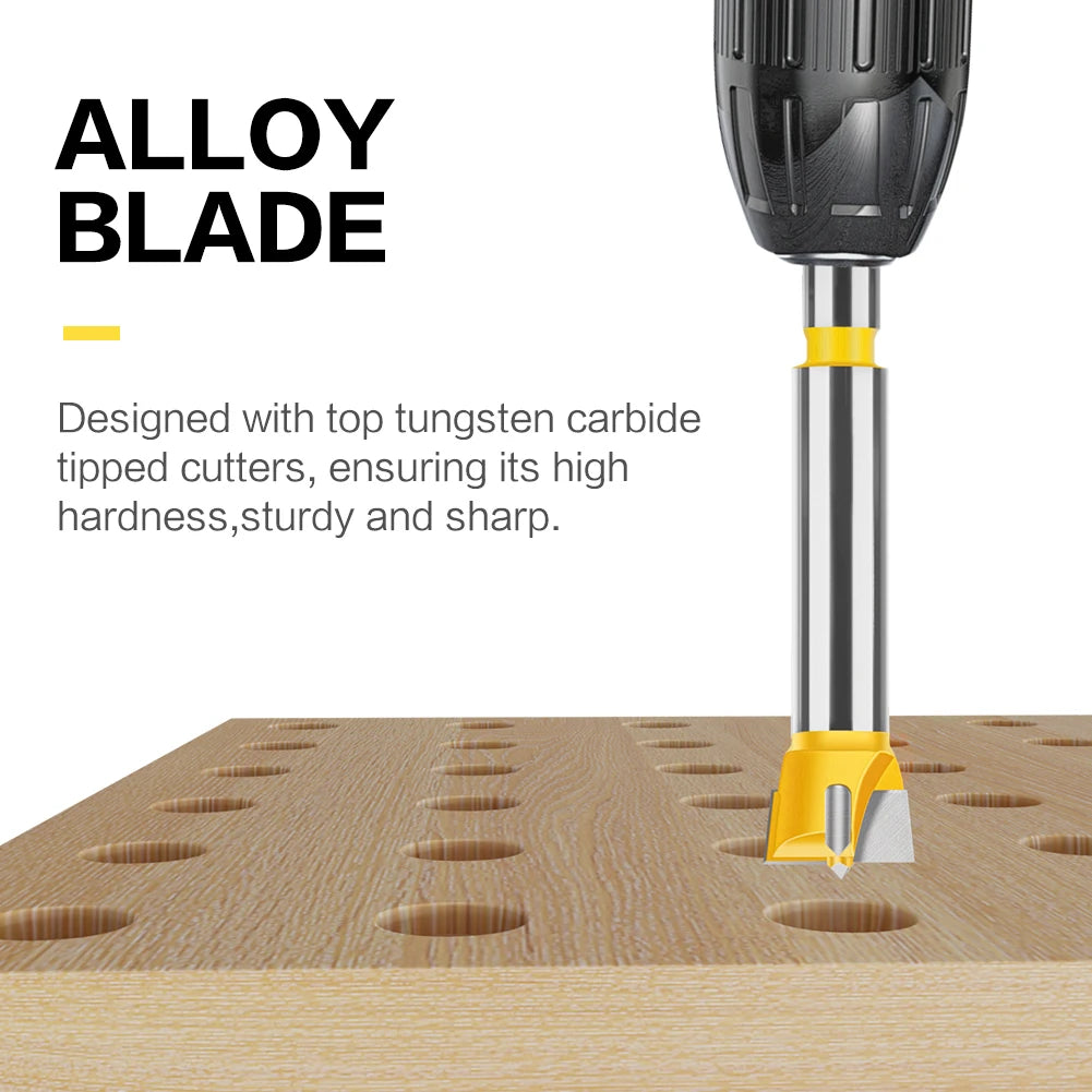 PROMASTERTOOL™ 5 Piece Forstner Drill Bit Set