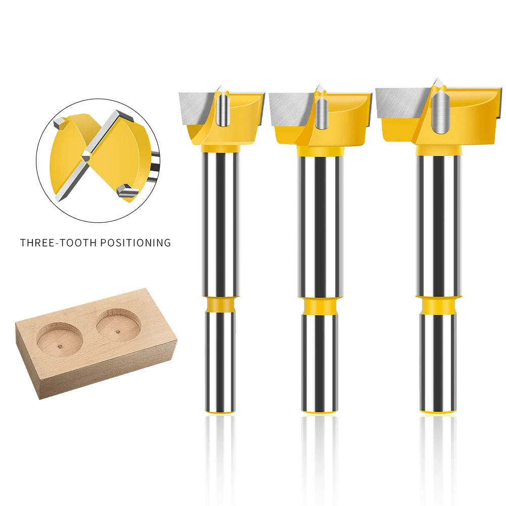 PROMASTERTOOL™ 5 Piece Forstner Drill Bit Set
