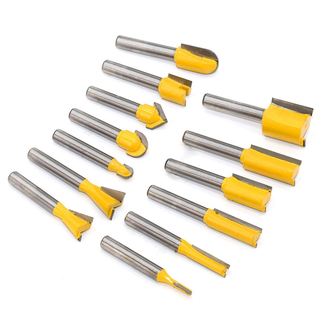 PROMASTERTOOL™ Router Bit Set - 1/4" Shank