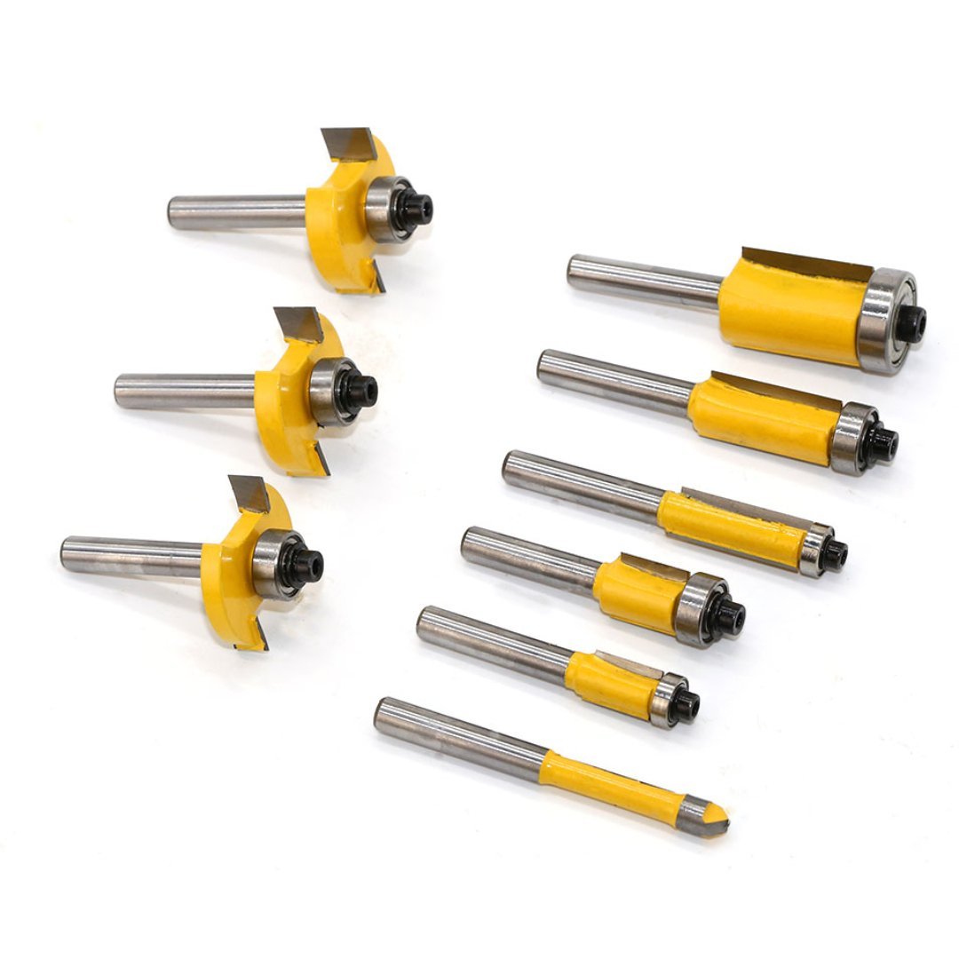 PROMASTERTOOL™ Router Bit Set - 1/4" Shank