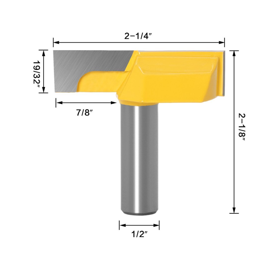 PROMASTERTOOL™ Planer & Dado Router Bit - 1/2" Shank