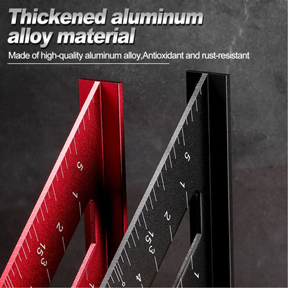 PROMASTERTOOL™ Precision Triangle Ruler – Aluminum Alloy Angle & Layout Gauge