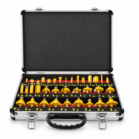 PROMASTERTOOL™ Router Bit Set - 1/4" Shank