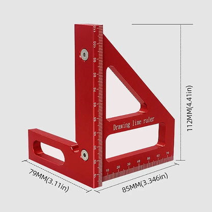 PROMASTERTOOL™ Aluminum Alloy Square Protractor
