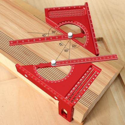 PROMASTERTOOL™ 180° Adjustable Carpenter’s Square – Aluminum Angle & Layout Guide