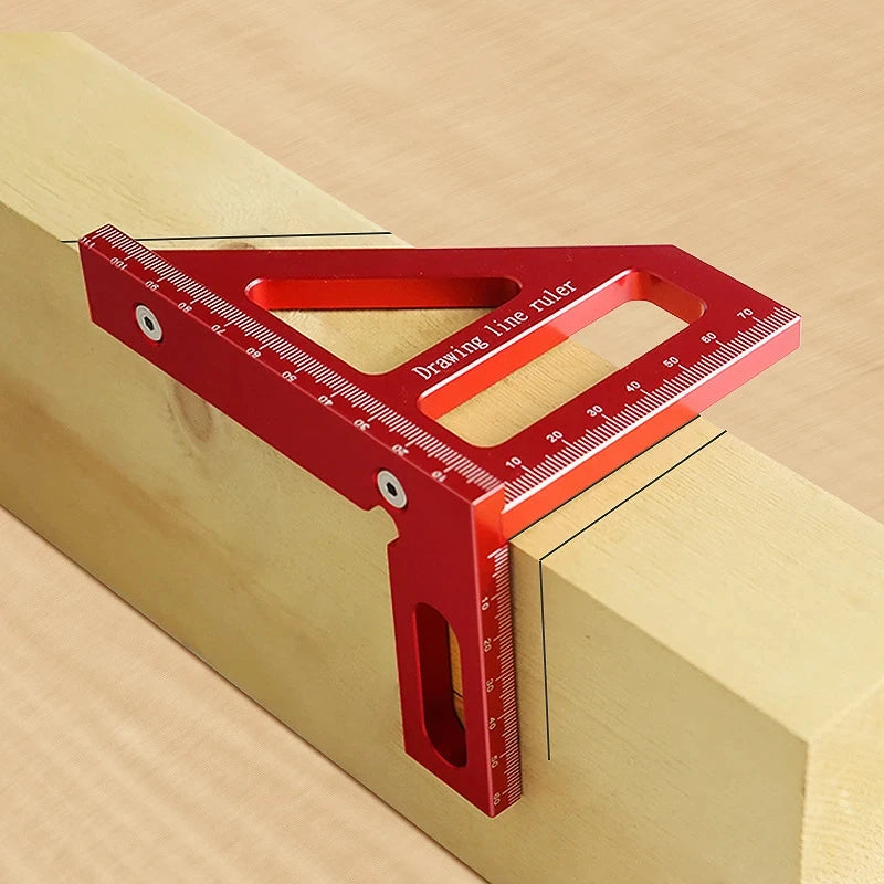 Slide Square Protractor PROMASTERTOOL™ Aluminum Alloy Square Protractor