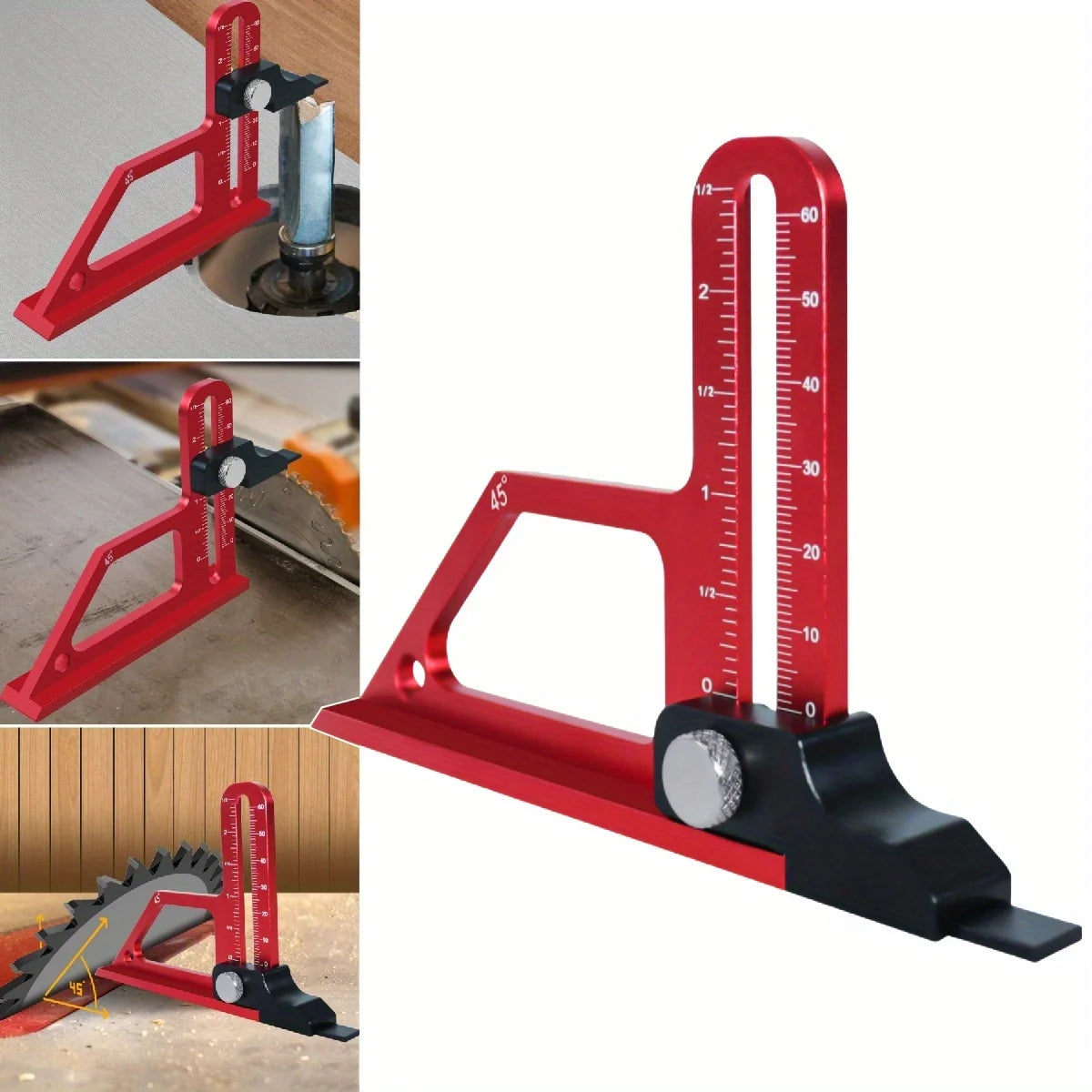 PROMASTERTOOL™ Adjustable Table Saw Depth Gauge