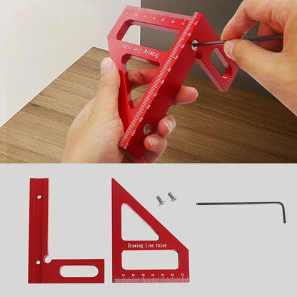 PROMASTERTOOL™ Aluminum Alloy Square Protractor
