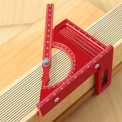 PROMASTERTOOL™ 180° Adjustable Carpenter’s Square – Aluminum Angle & Layout Guide
