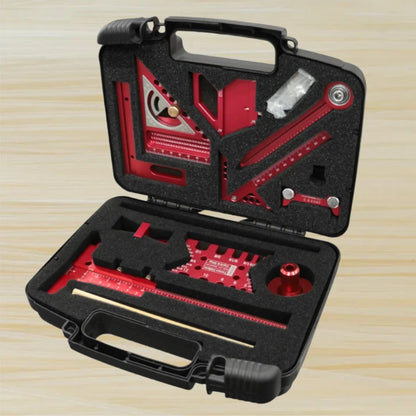 PROMASTERTOOL™ 10-Piece Precision Woodworking Master Kit with Carry Case