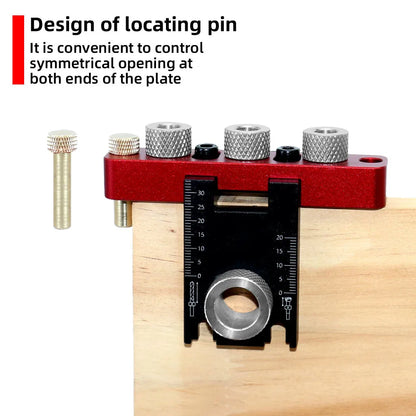 PROMASTERTOOL dowel jig setup and drilling guide