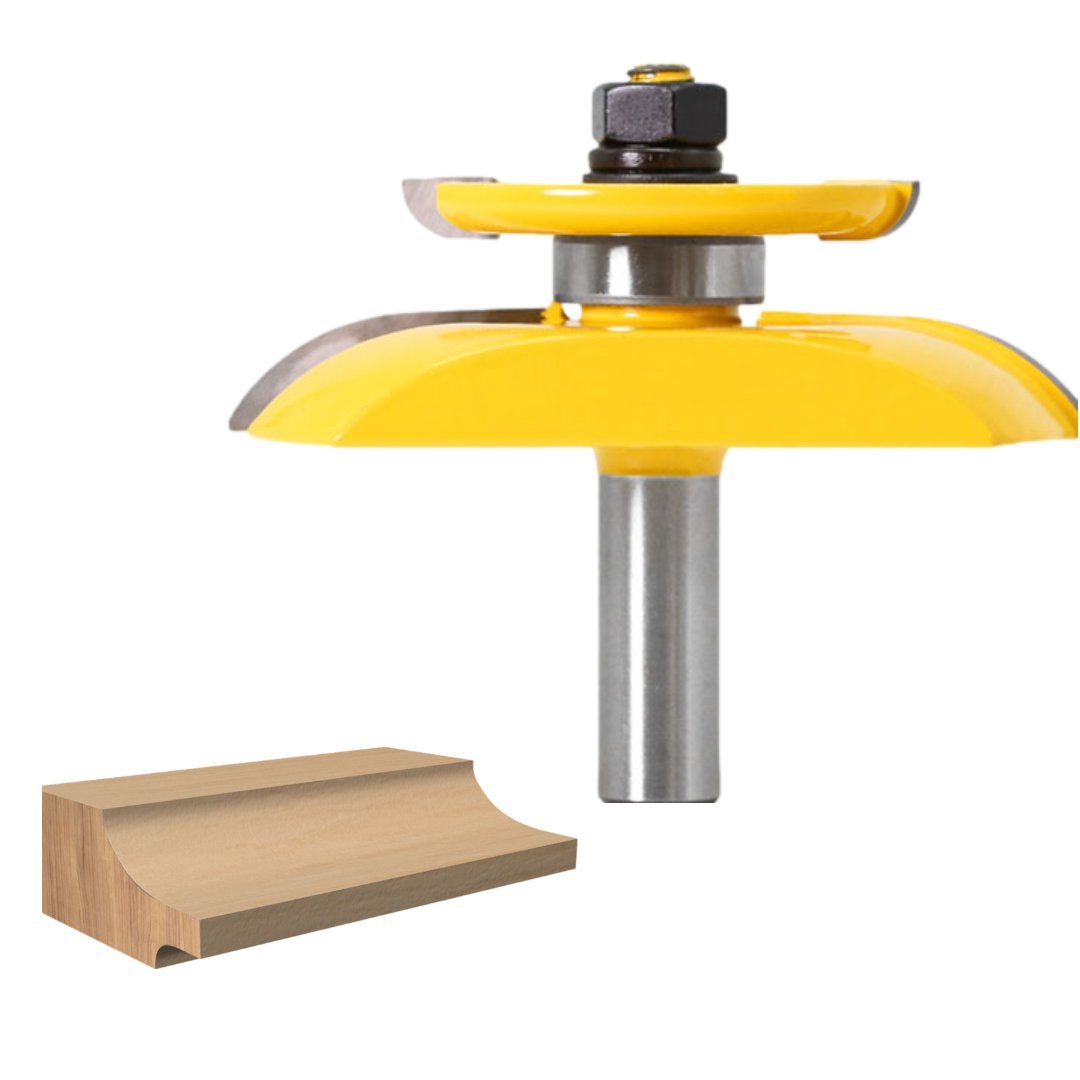 PROMASTERTOOL™ Raised Panel Router Bit - Cove with Backcutter - 1/2